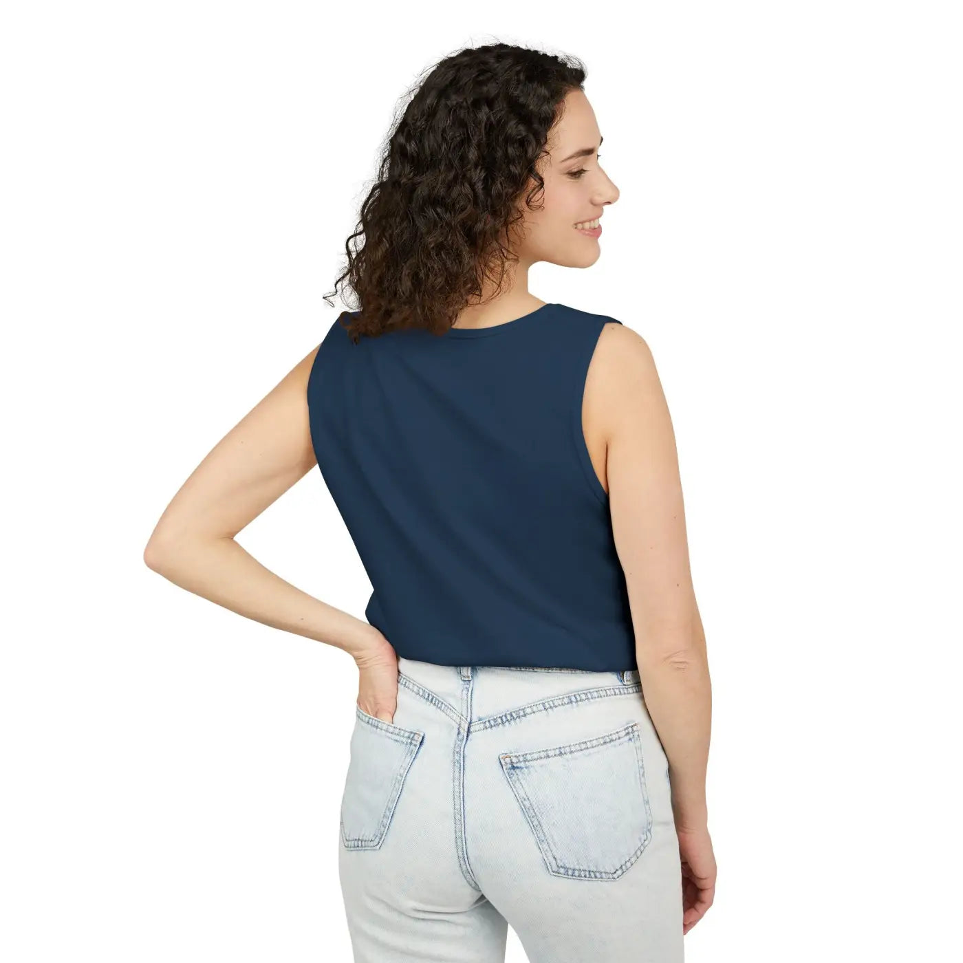 Breezy Comfort Tank Top - Casual Summer Days Garment-Dyed - DipaliZ
