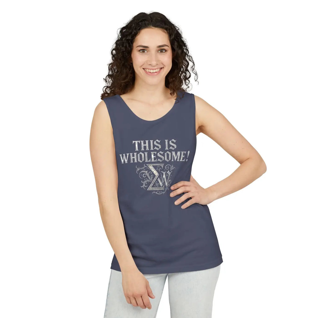 Breezy Comfort Tank Top - Casual Summer Days Garment-Dyed - DipaliZ