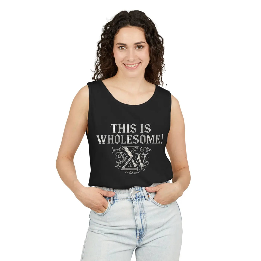 Breezy Comfort Tank Top - Casual Summer Days Garment-Dyed - DipaliZ