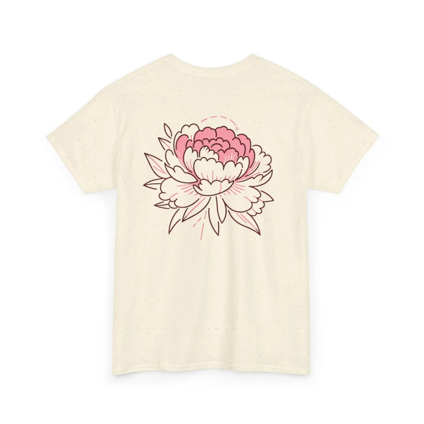 Lifey Floral Tee - Unisex Cotton Shirt for Couples - DipaliZ