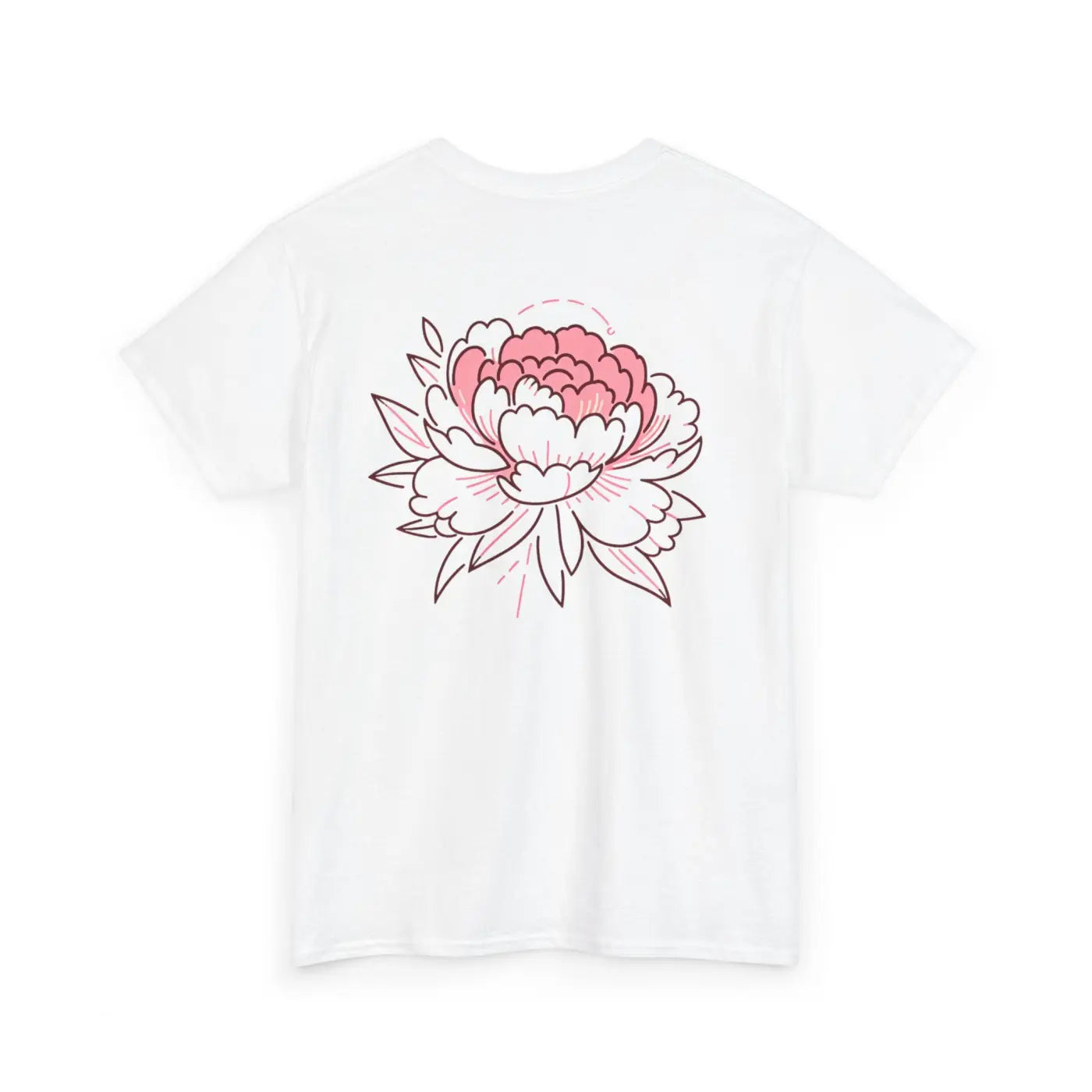 Lifey Floral Tee - Unisex Cotton Shirt for Couples - DipaliZ