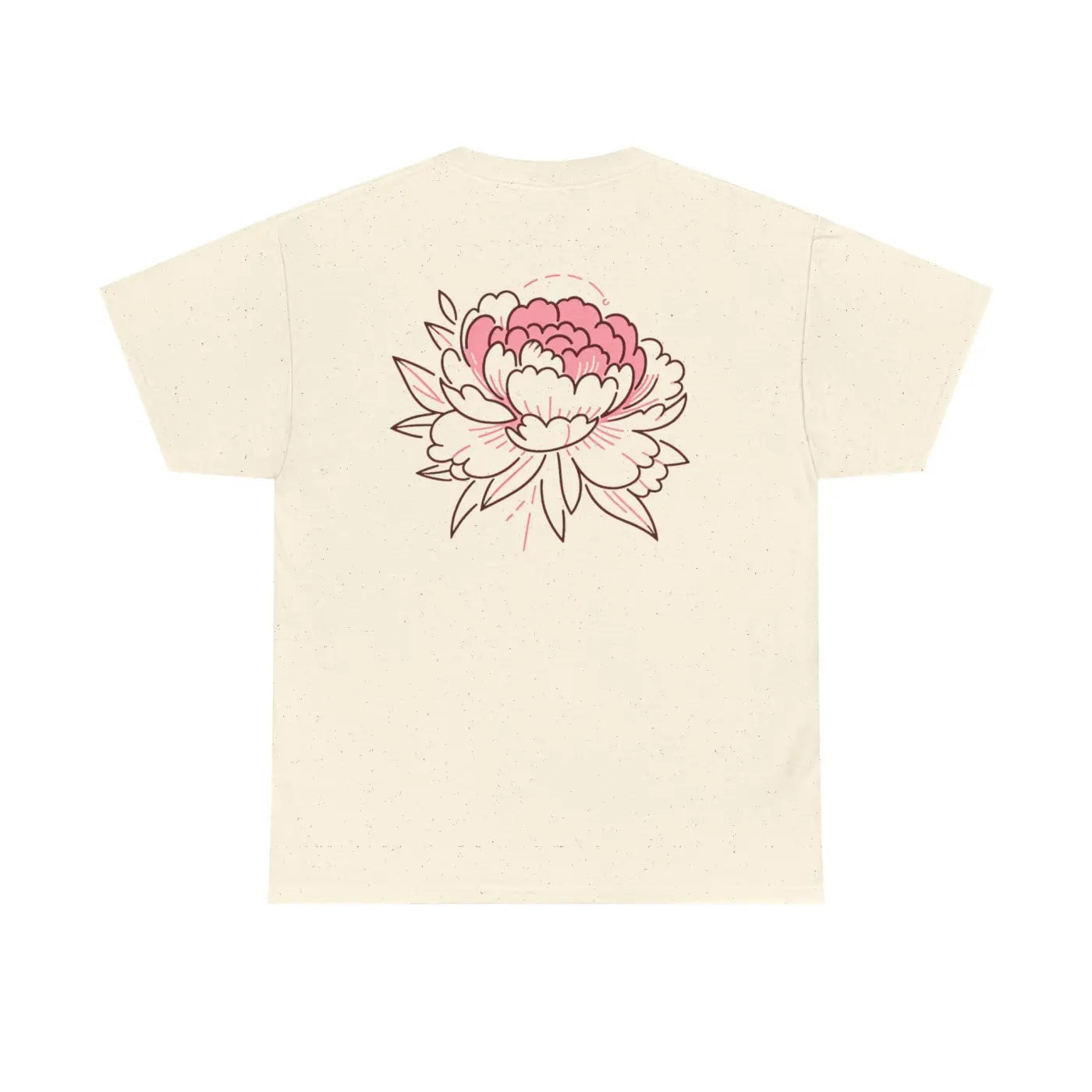 Lifey Floral Tee - Unisex Cotton Shirt for Couples - DipaliZ