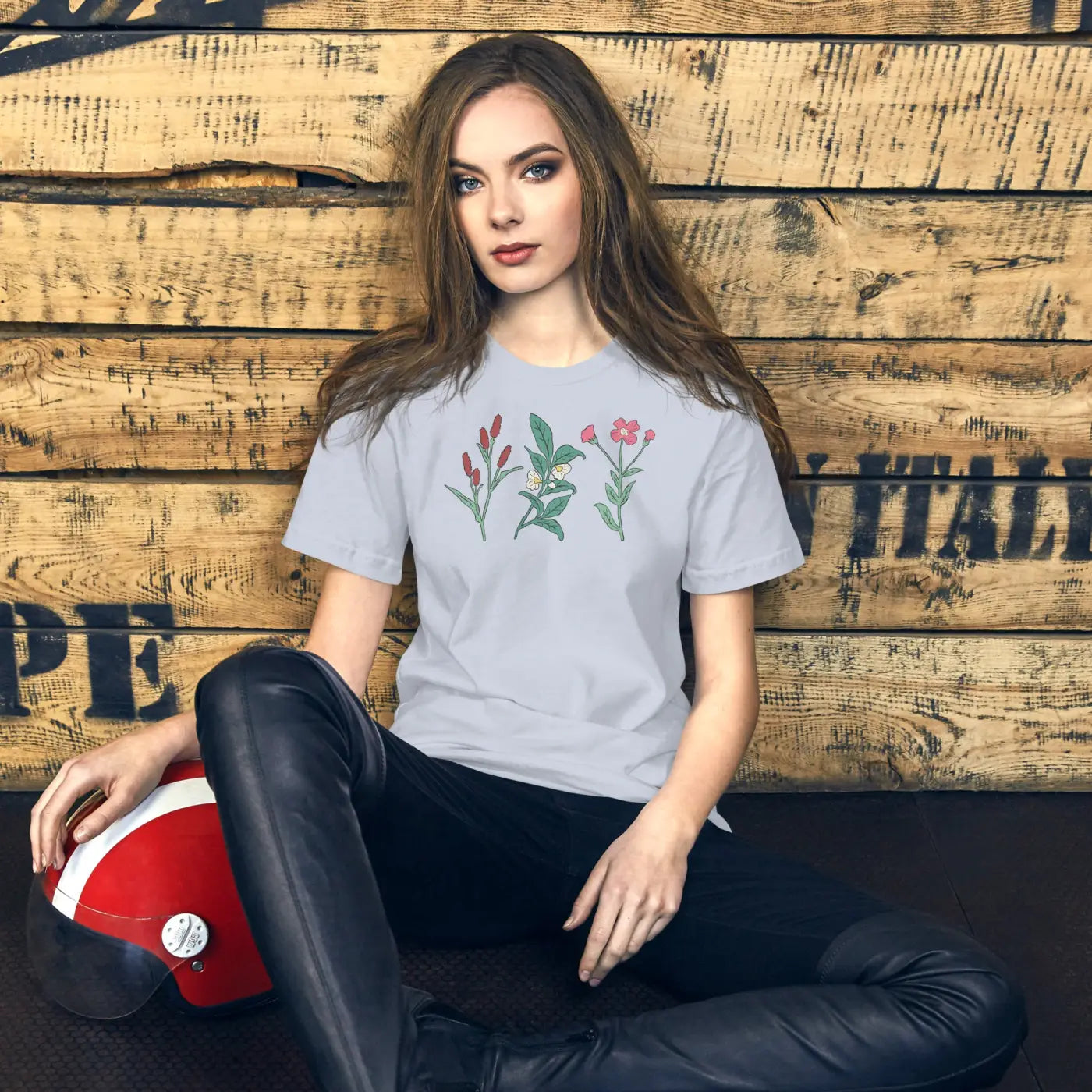 Wild Flowers Tee - Unisex Nature Style - DipaliZ