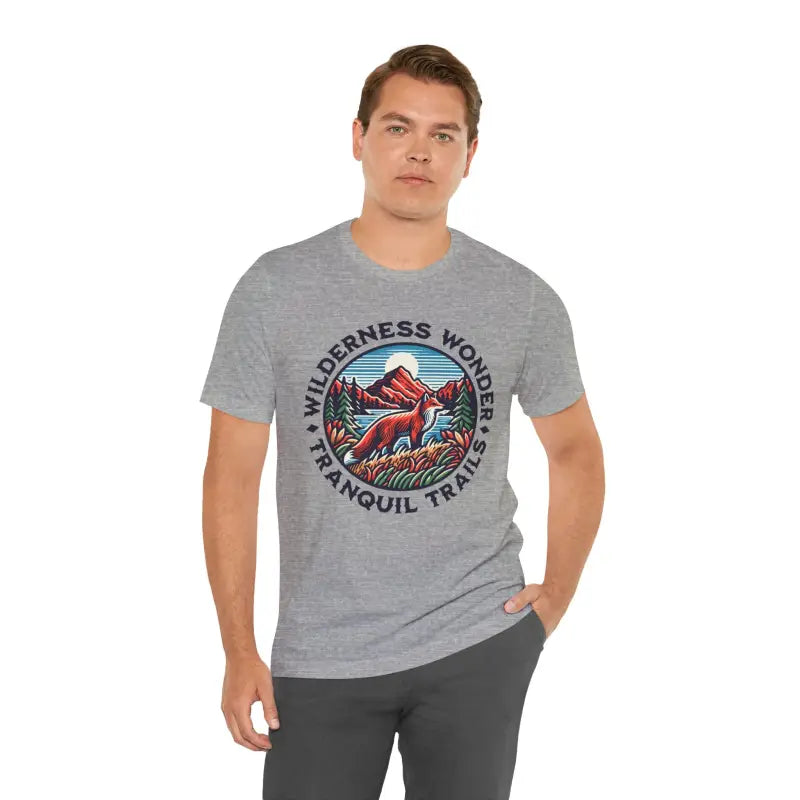 Unisex Jersey Short Sleeve Tee - Wilderness Wonder - DipaliZ