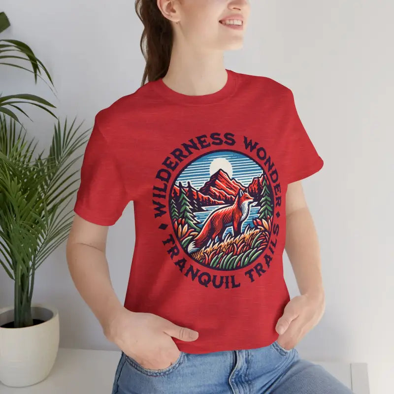 Unisex Jersey Short Sleeve Tee - Wilderness Wonder - DipaliZ