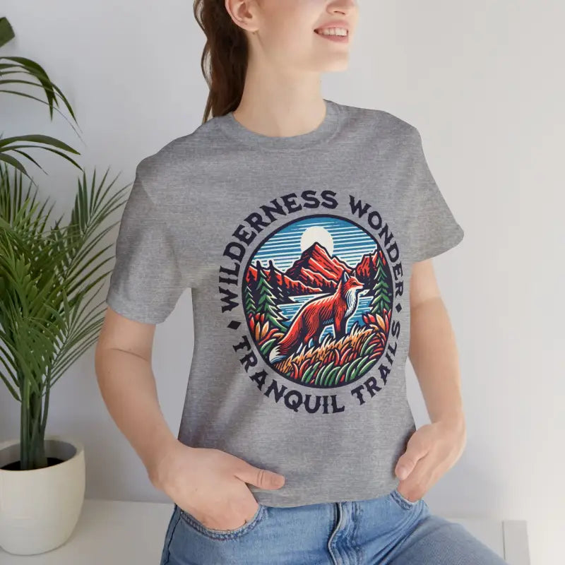 Unisex Jersey Short Sleeve Tee - Wilderness Wonder - DipaliZ
