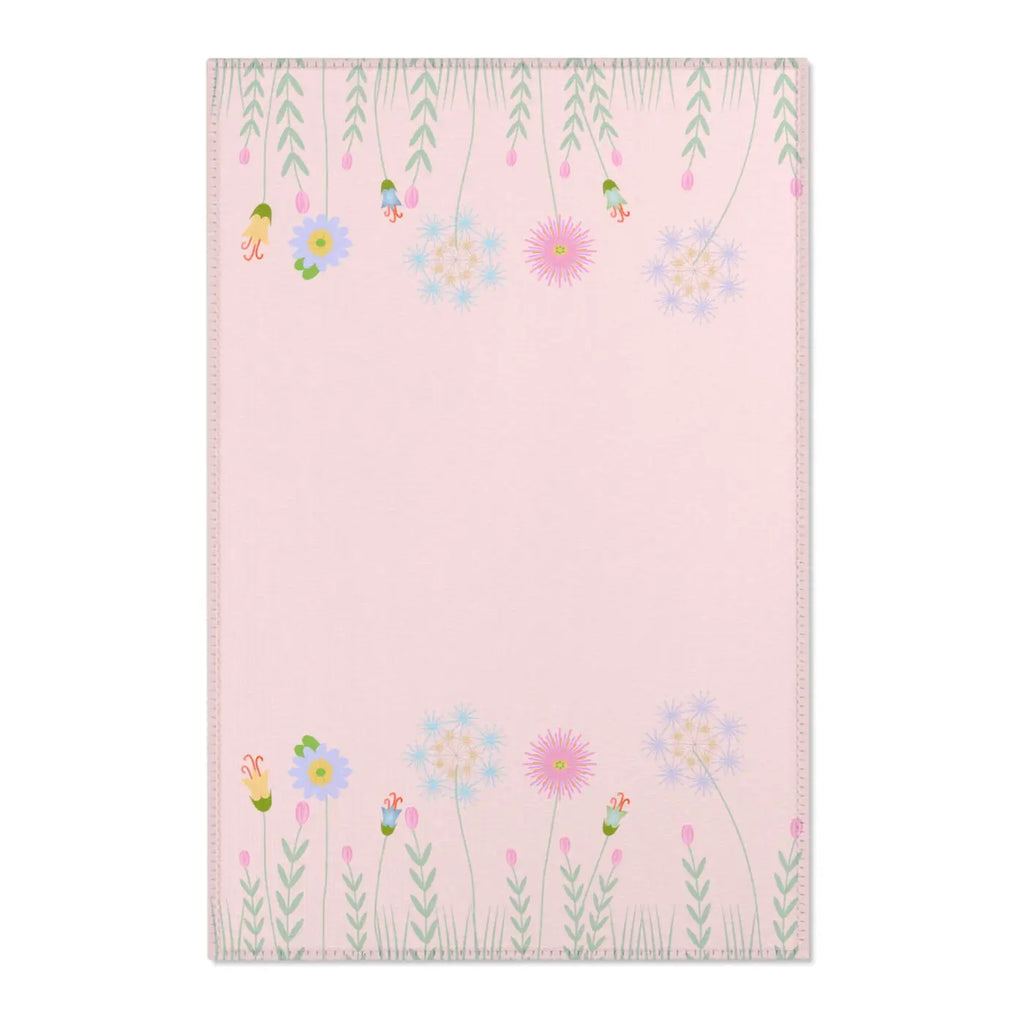 Pink Area Rugs - Floral Design for Home Decor - DipaliZ
