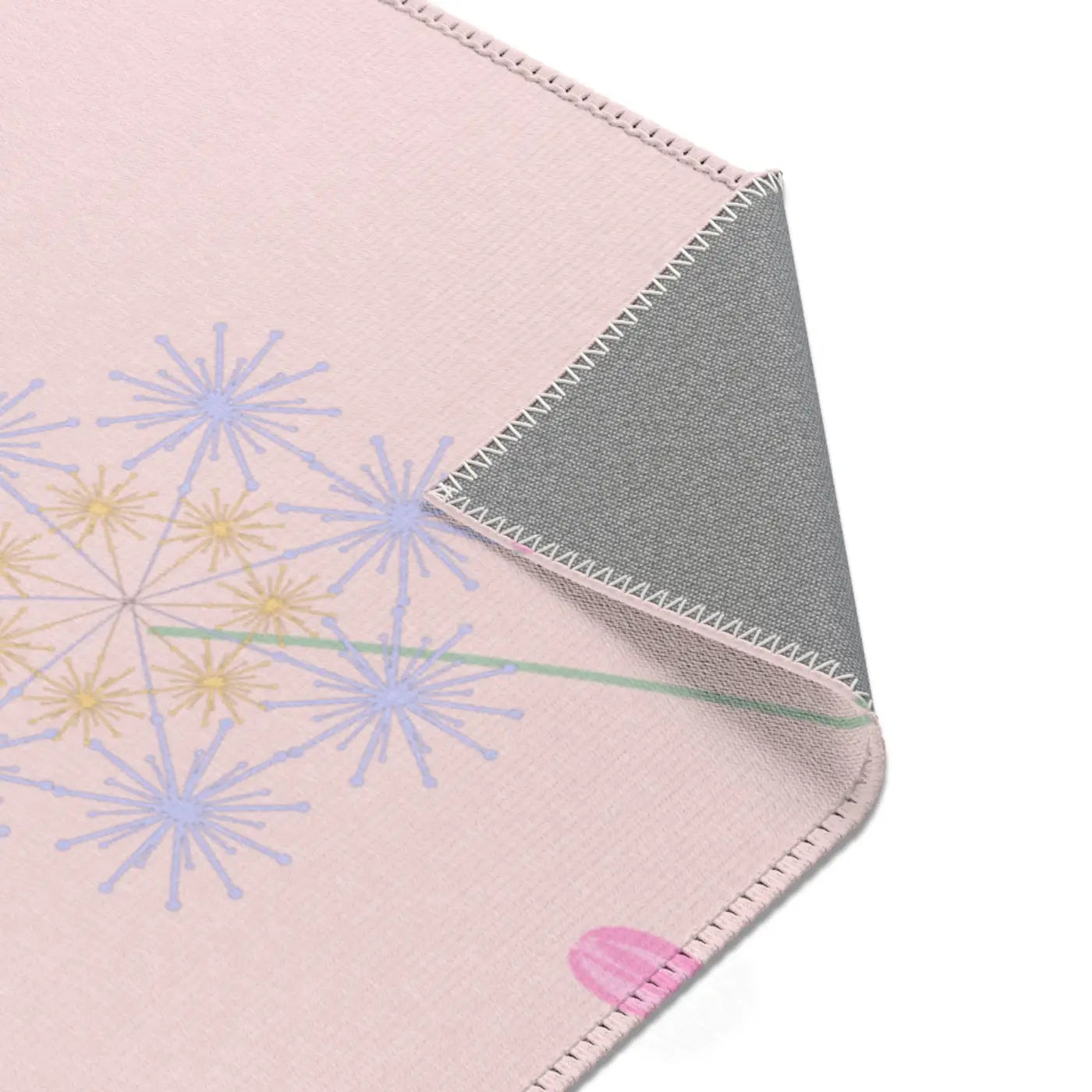 Pink Area Rugs - Floral Design for Home Decor - DipaliZ