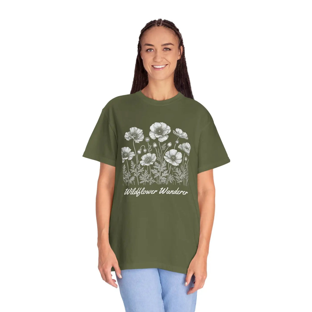 Wildflowers Wanderers Comfort Colors Relaxed Fit Tee - DipaliZ