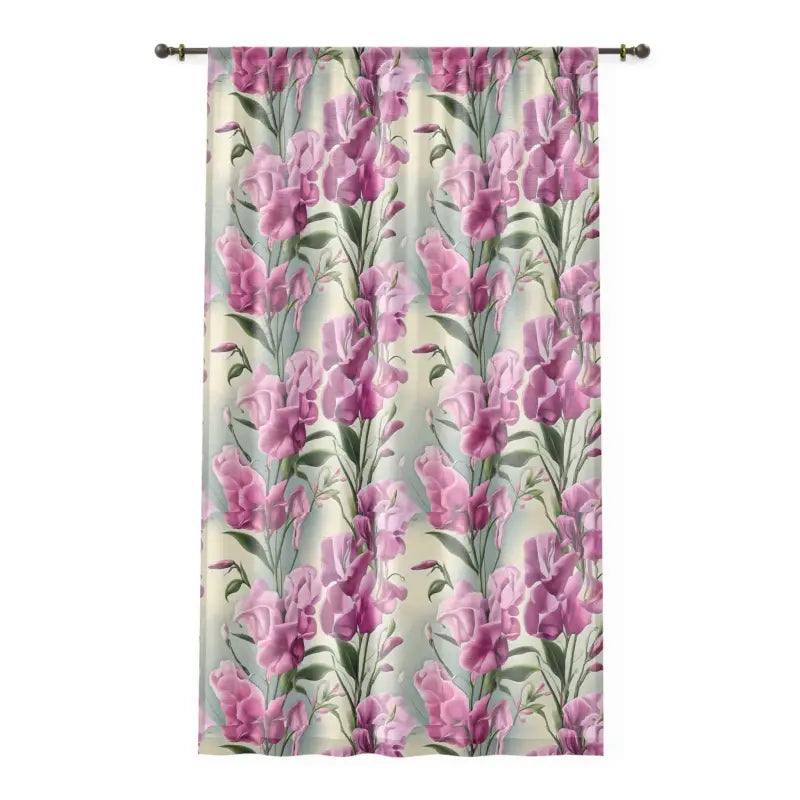Vibrant Pink Flowers Pattern Curtains - Elegant Home Decor - DipaliZ