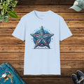 Colorful Star Softstyle T-Shirt - Unisex Winter Tee - DipaliZ
