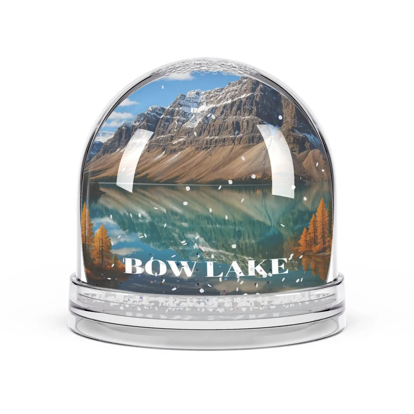 Winter Wonderland Snow Globe - Acrylic Glitter Magic - DipaliZ