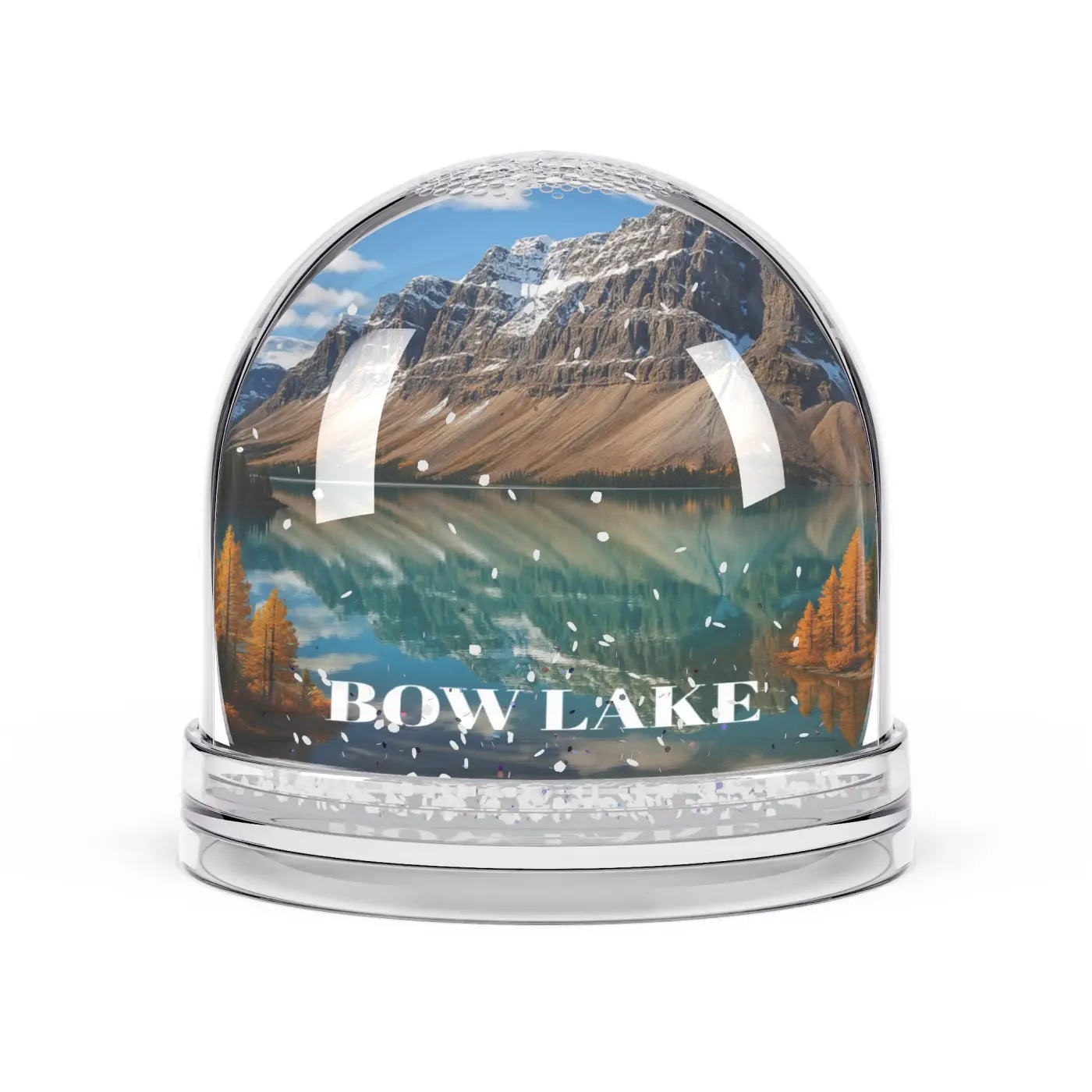 Winter Wonderland Snow Globe - Acrylic Glitter Magic - DipaliZ