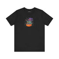 Short Sleeve Witch Tee - Halloween Brewing Magic - DipaliZ