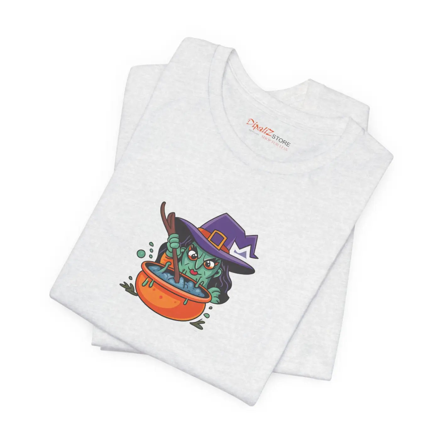 Short Sleeve Witch Tee - Halloween Brewing Magic - DipaliZ