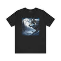 Wolf Moon Unisex Jersey Short Sleeve Tee - Winter Night - DipaliZ