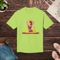Unisex Yoga Tee - Premium Cotton Comfort Trendy Apparel - DipaliZ