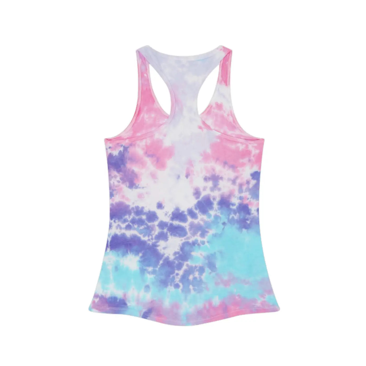 Women's Tie Dye Racerback Tank Top - Bold Patterns - DipaliZ