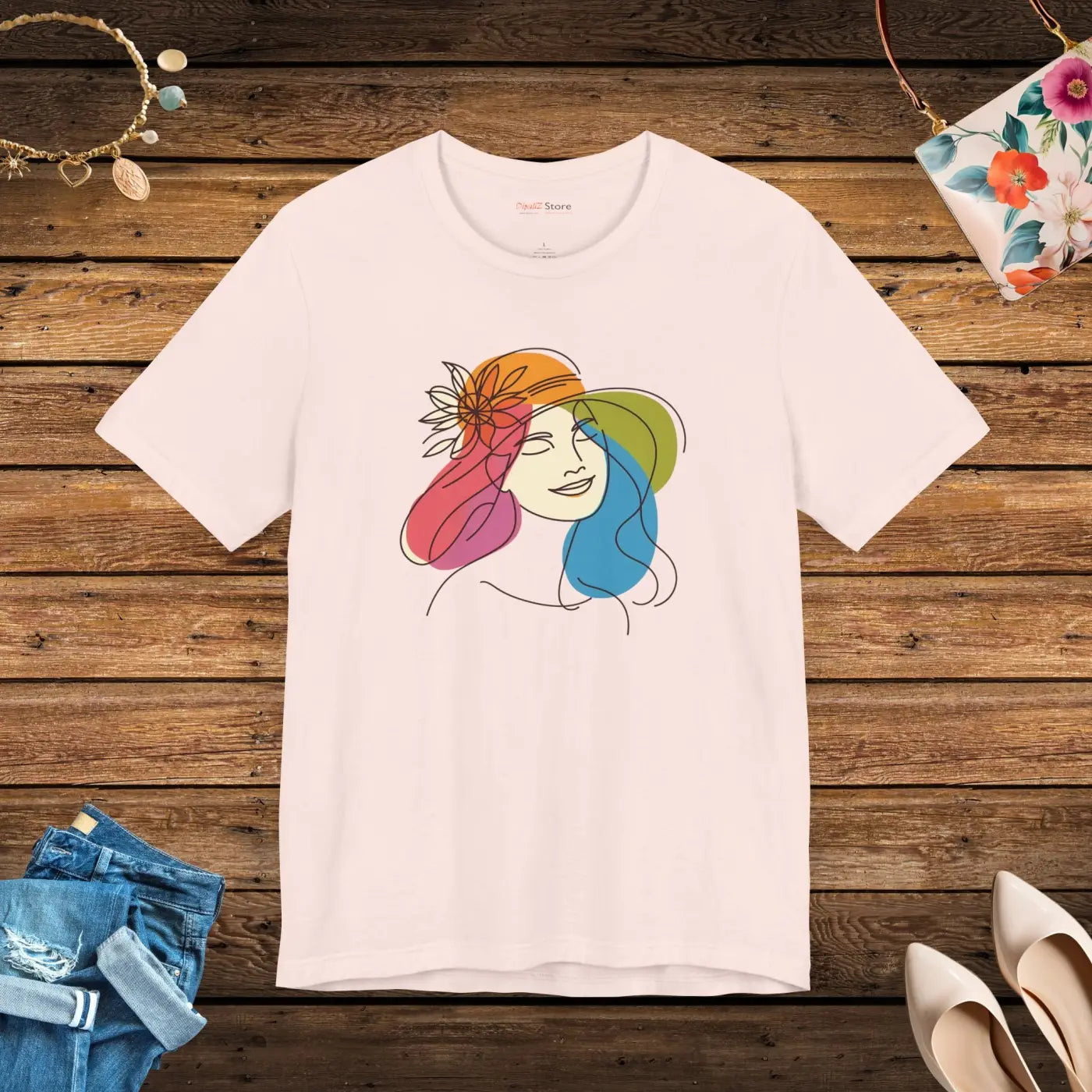 Timeless Unisex Jersey Tee - Airlume Combed Ringspun Cotton - DipaliZ