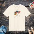Enchanting Unisex Jersey Tee - Floral Hat Design - DipaliZ