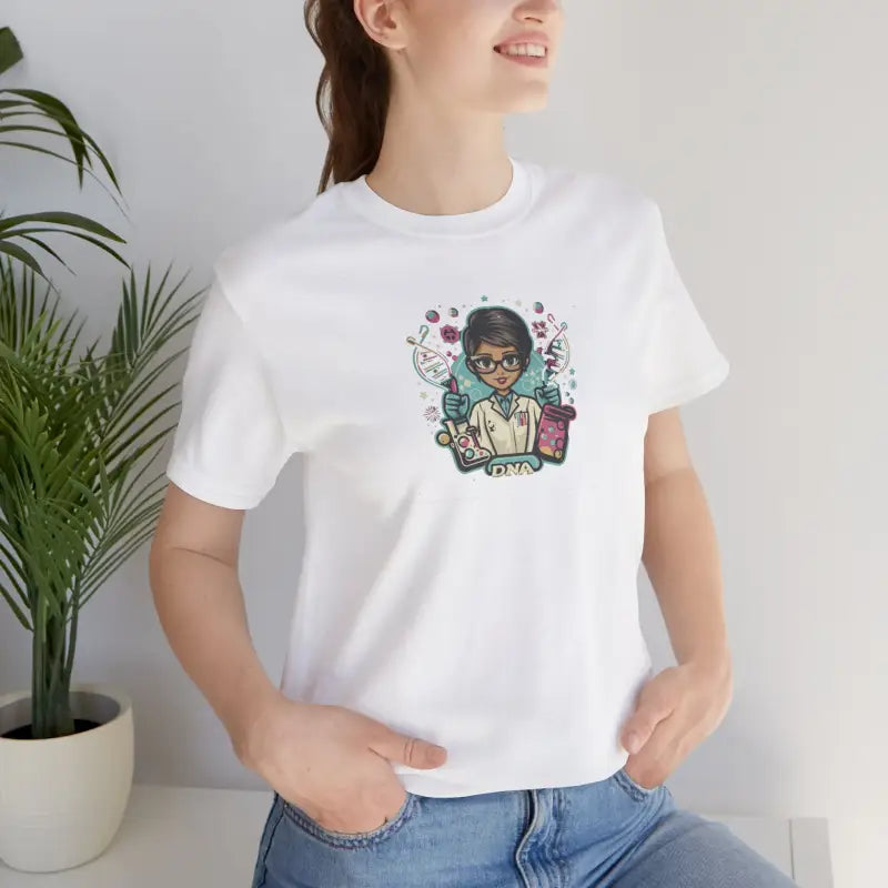 Unisex Jersey Short Sleeve Tee - Biology Lab Scientist - DipaliZ