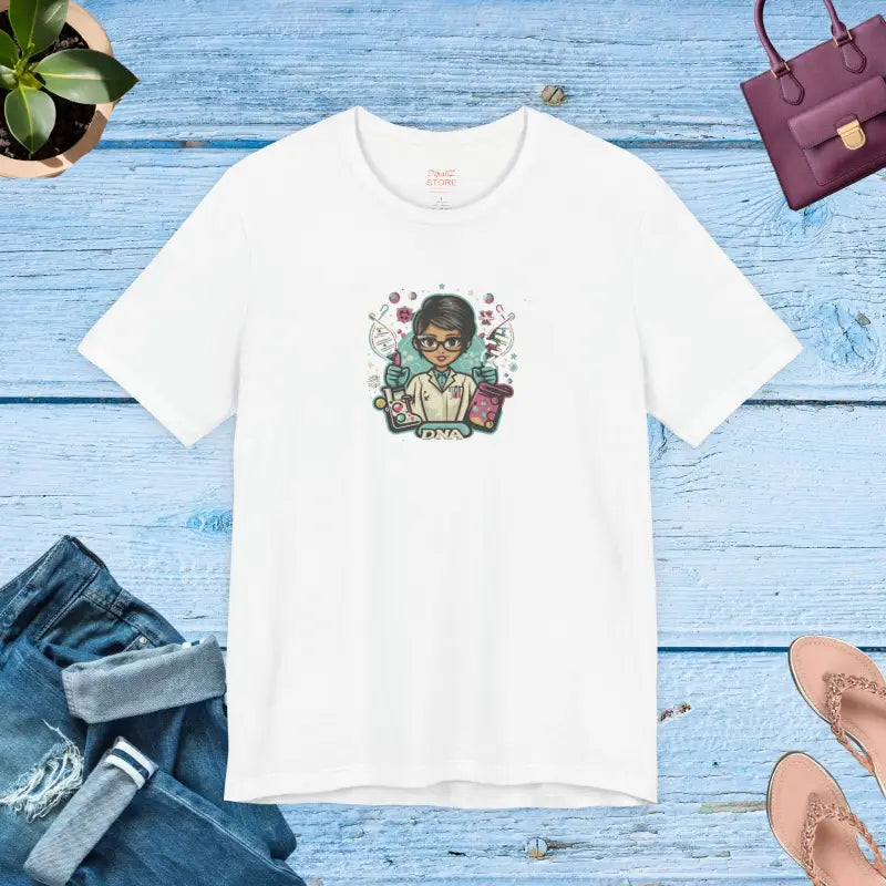 Unisex Jersey Short Sleeve Tee - Biology Lab Scientist - DipaliZ