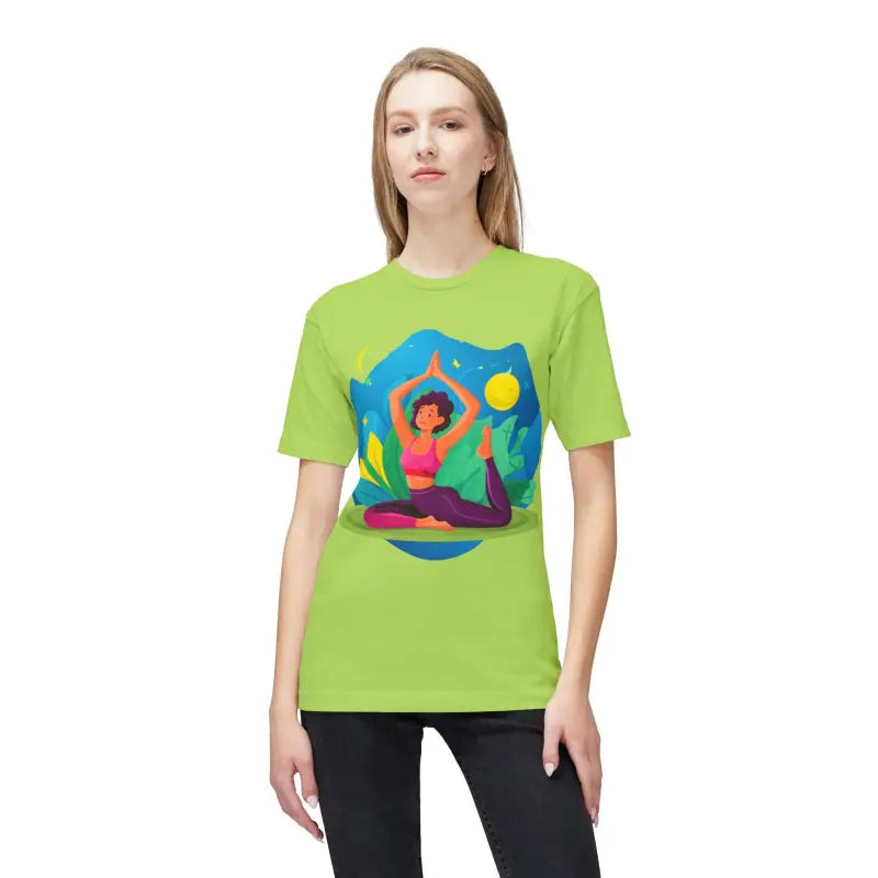 Premium Cotton T-Shirt - Soft Breathable Yoga Tee - DipaliZ