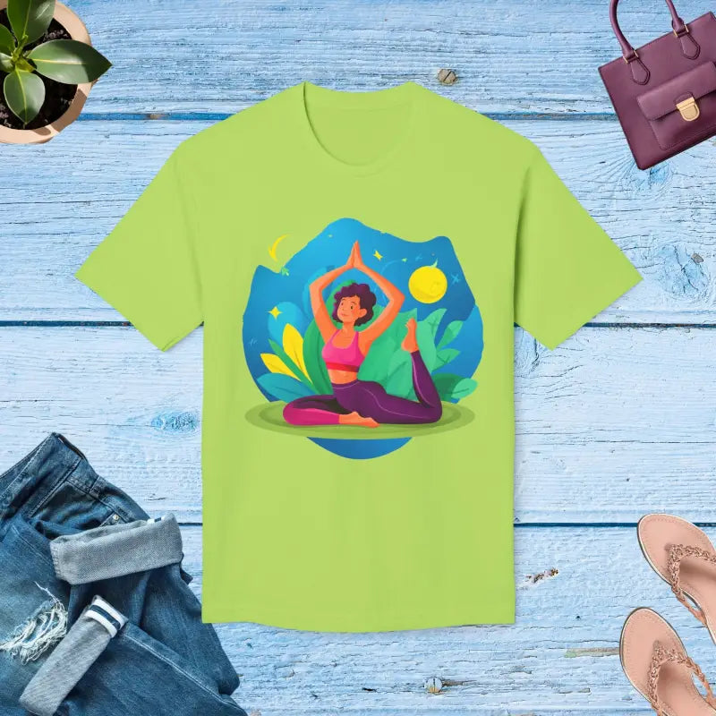 Premium Cotton T-Shirt - Soft Breathable Yoga Tee - DipaliZ