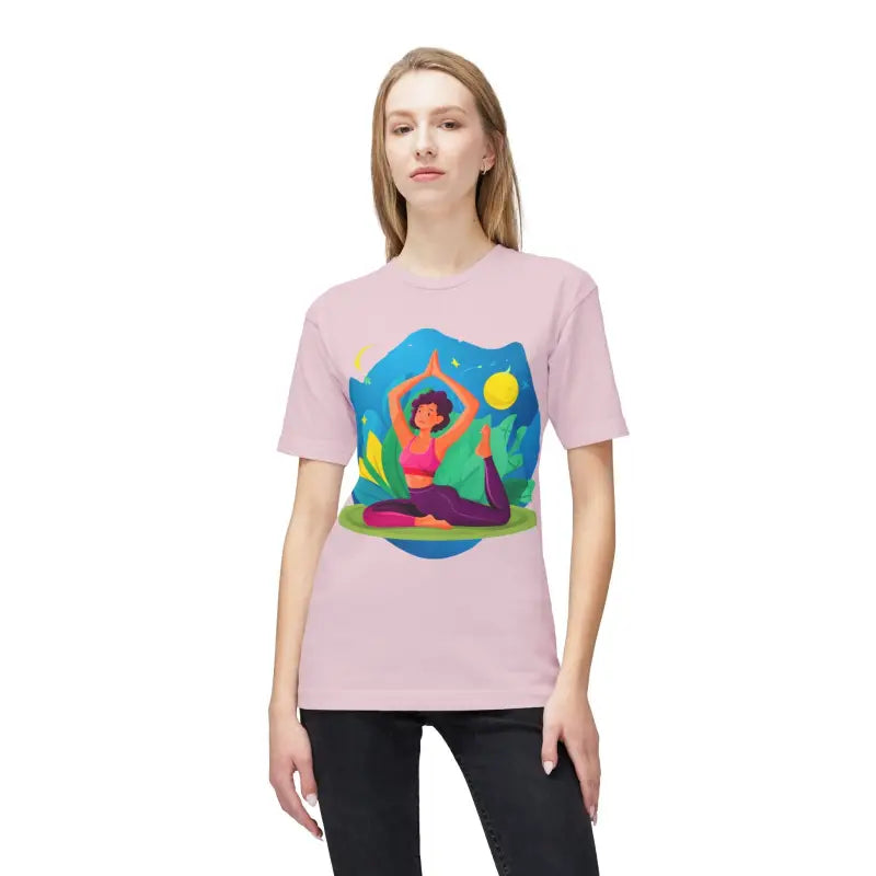 Premium Cotton T-Shirt - Soft Breathable Yoga Tee - DipaliZ