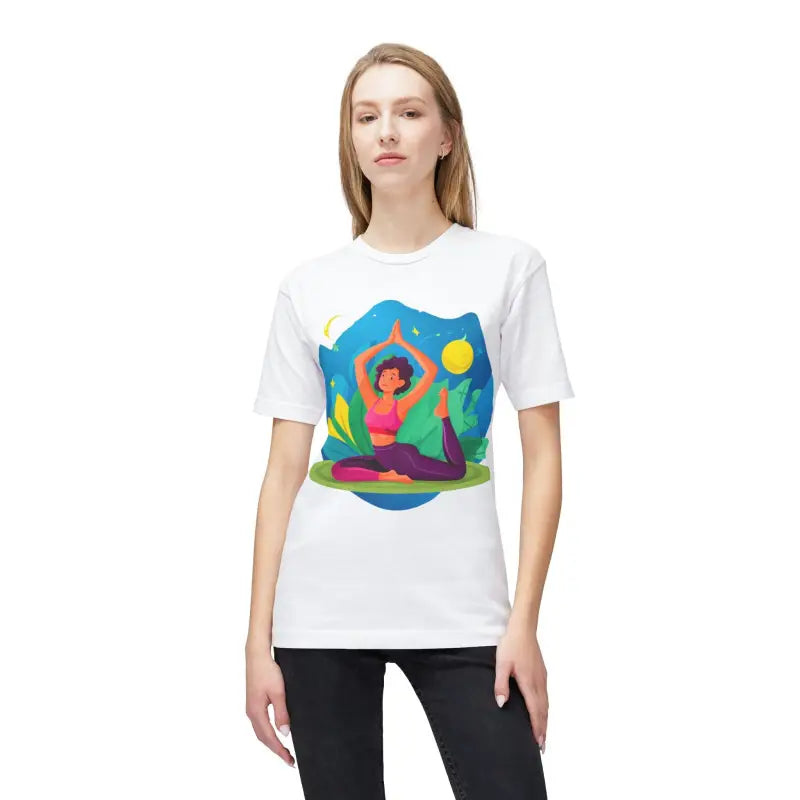 Premium Cotton T-Shirt - Soft Breathable Yoga Tee - DipaliZ
