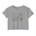 Festival Crop Top - Sea Shell Design Boho Chic - DipaliZ