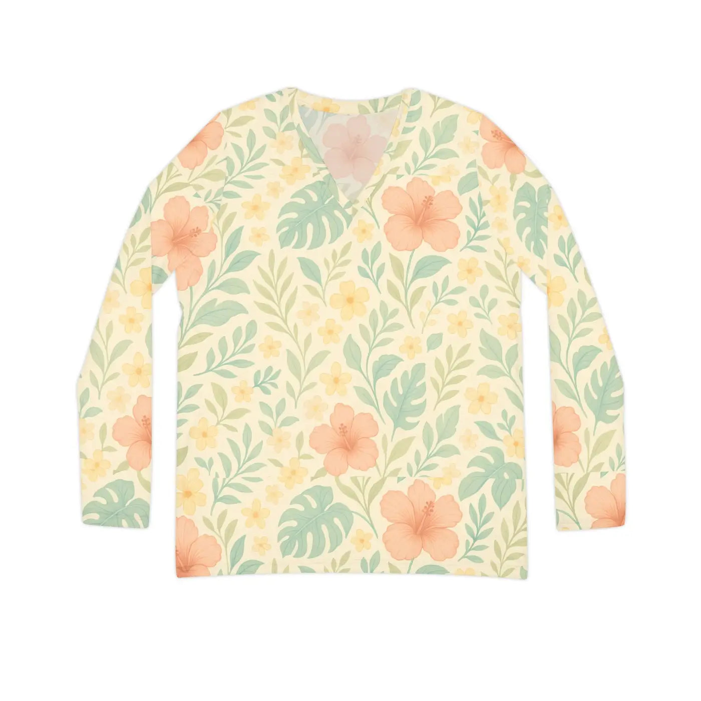 Floral Long Sleeve Shirt - Premium Casual Wear - DipaliZ