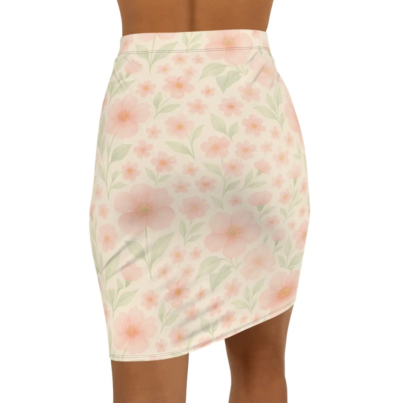 Mid-Waist Pencil Skirt - Elegant Spring Style - DipaliZ