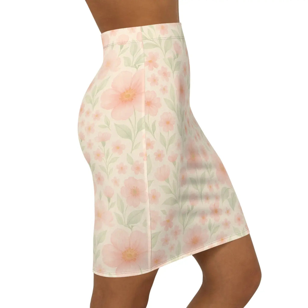 Mid-Waist Pencil Skirt - Elegant Spring Style - DipaliZ