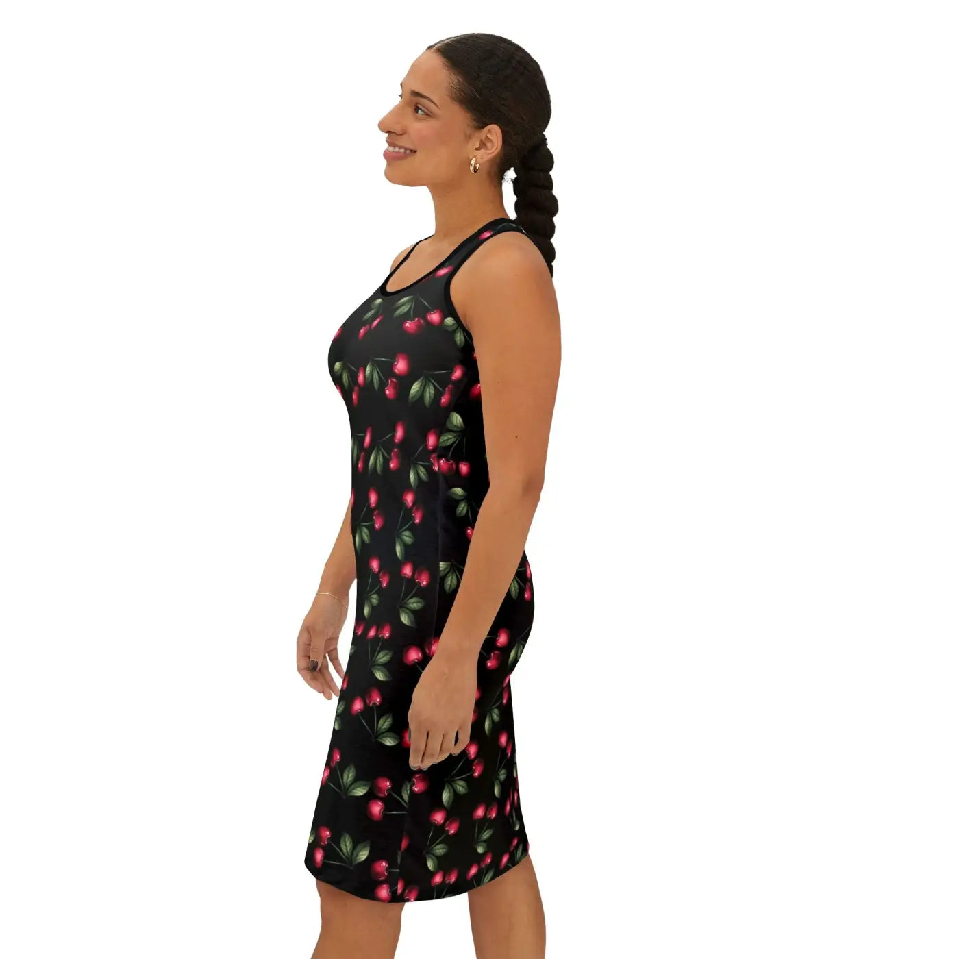 Bold Designer Floral Racerback Summer Dress - DipaliZ