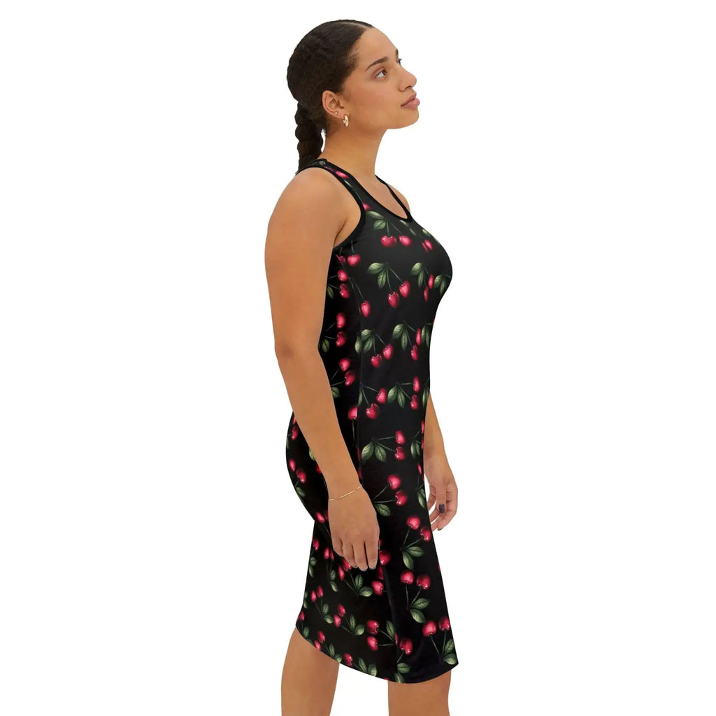 Bold Designer Floral Racerback Summer Dress - DipaliZ