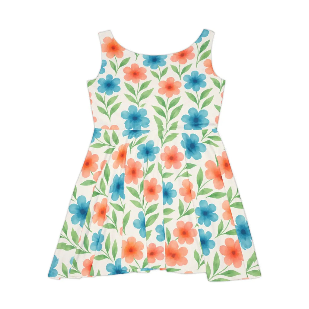 Premium Floral Skater Dress - Garden Party Outfit - DipaliZ