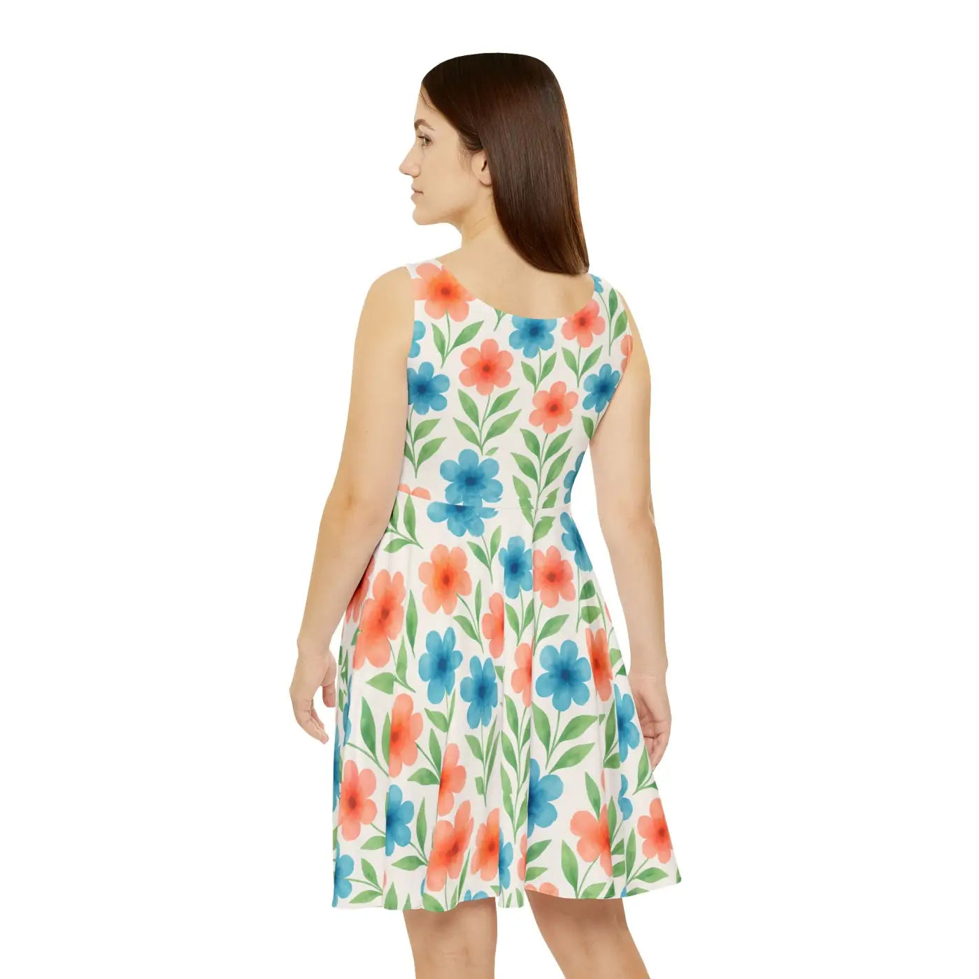 Premium Floral Skater Dress - Garden Party Outfit - DipaliZ