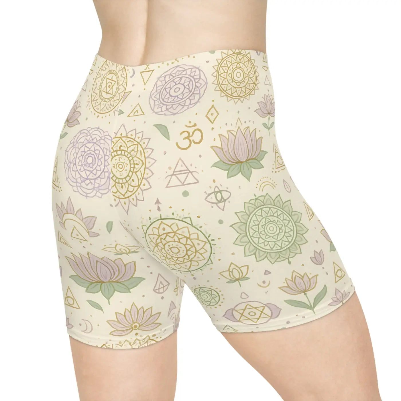 Designer Mandala Pattern Biker Shorts - High Performance - DipaliZ
