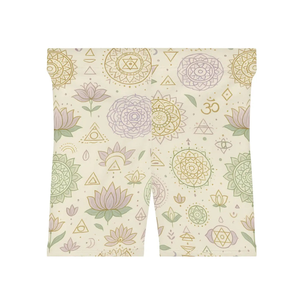 Designer Mandala Pattern Biker Shorts - High Performance - DipaliZ