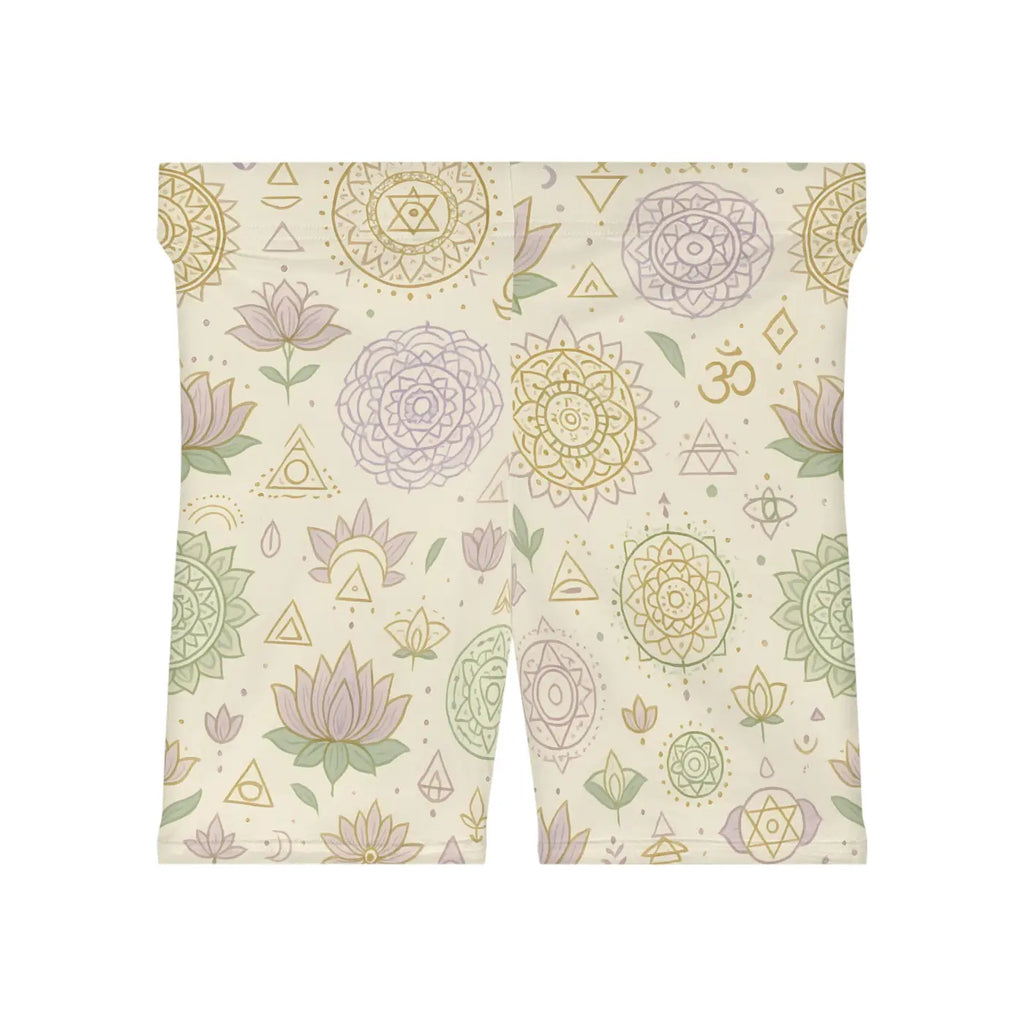 Designer Mandala Pattern Biker Shorts - High Performance - DipaliZ