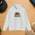 World Hippo Day Ultra Comfy Cloud Hoodie - Hippo Silhouette - DipaliZ