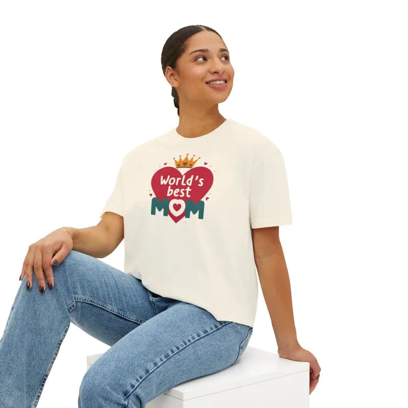Oversized Boxy Tee - Sporty Chic Cotton Comfort - DipaliZ