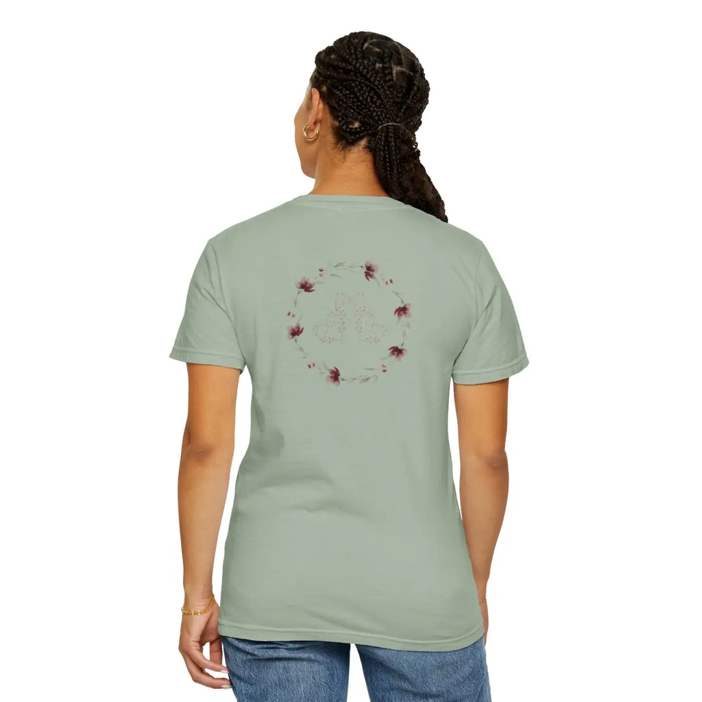 XOXO Floral Tee - Pink Valentine Day Graphic - DipaliZ