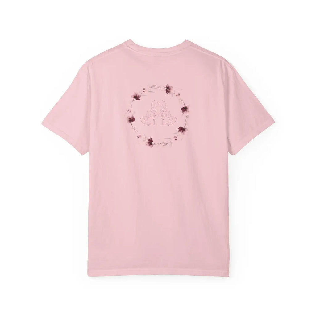 XOXO Floral Tee - Pink Valentine Day Graphic - DipaliZ