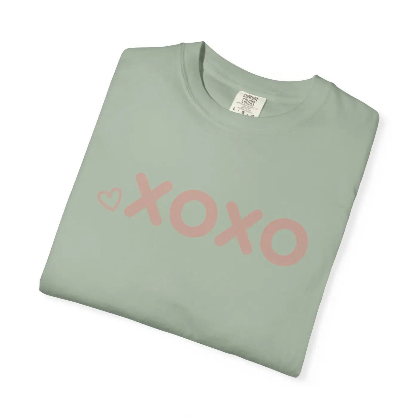 XOXO Floral Tee - Pink Valentine Day Graphic - DipaliZ