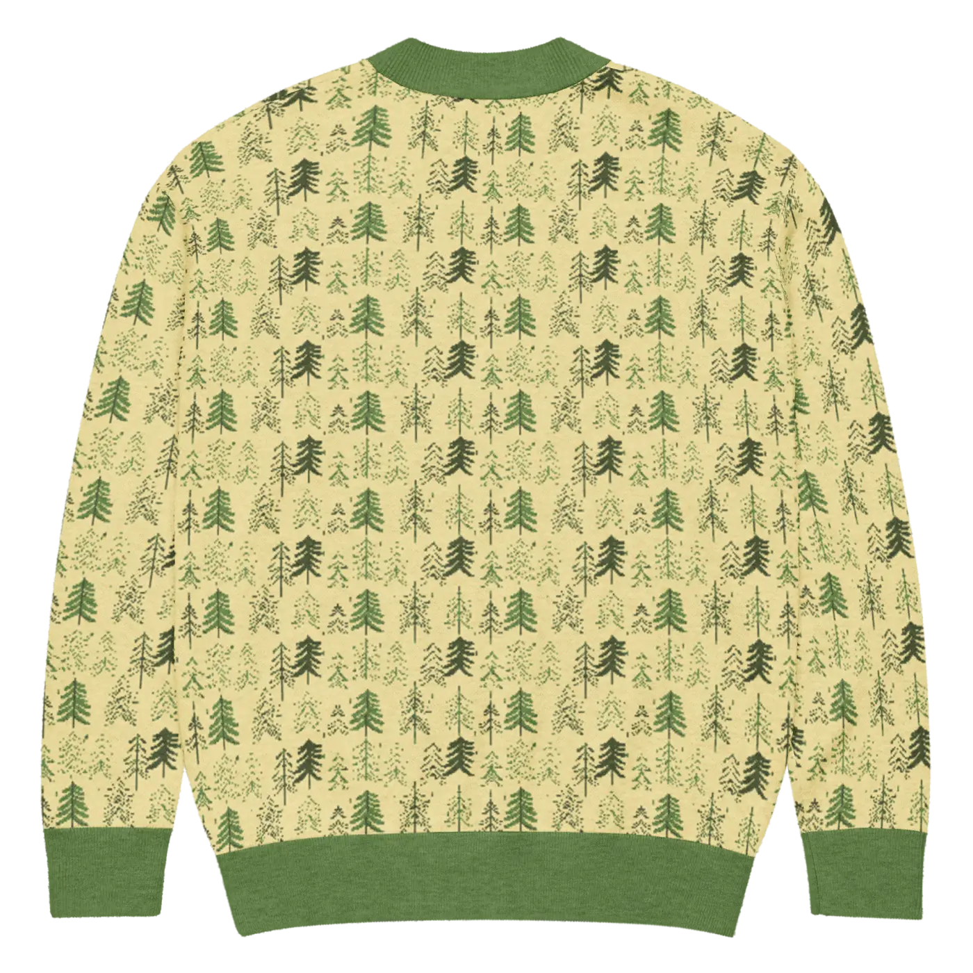 Yellow Black Pattern Knit Cardigan - Retro Vibes Style - DipaliZ