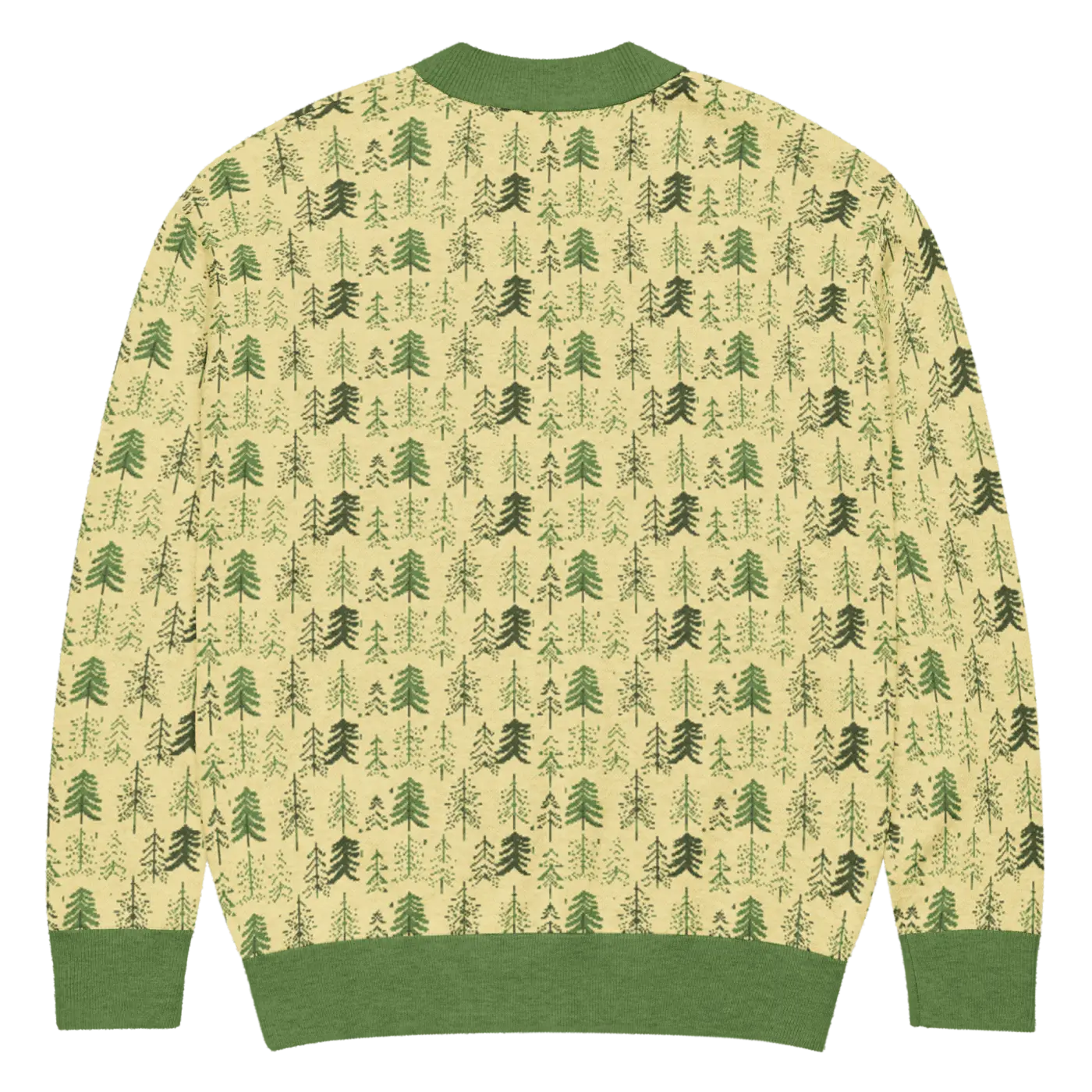 Yellow Black Pattern Knit Cardigan - Retro Vibes Style - DipaliZ