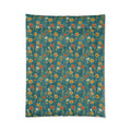 Cozy Orange Wildflowers Comforter - Premium Bedding - DipaliZ