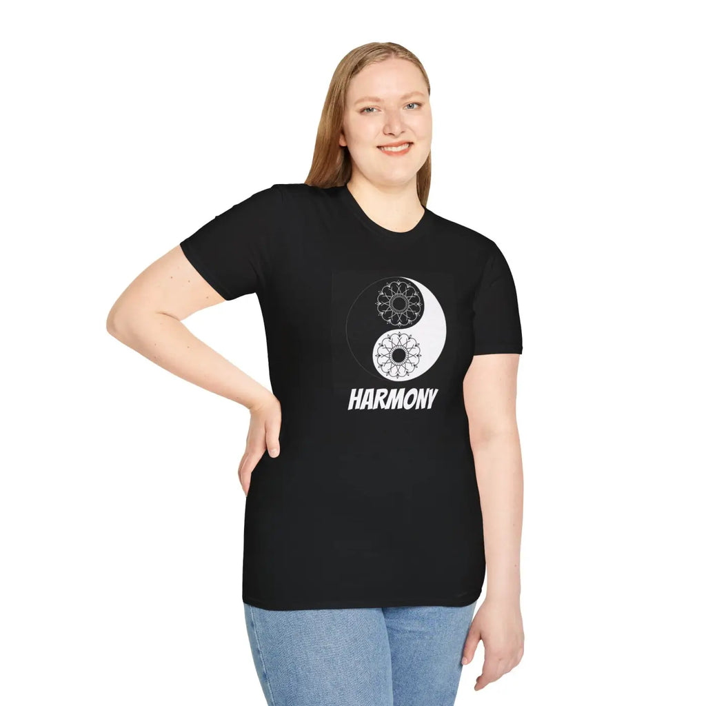 Embrace Yin Yang Vibes Soft Unisex Tee - Comfort - DipaliZ